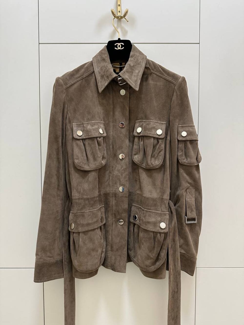 Dolce & Gabbana  Goatskin Leather Safari Jacket - IT 40